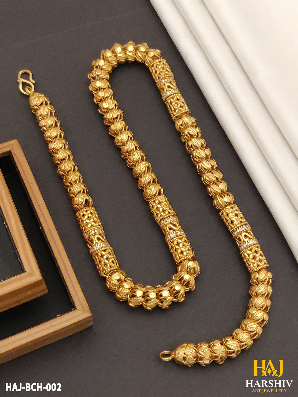 New Supers Fashionable drume on daimond ring with Micro Gold Chain for men.(BCH-002)