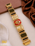 New Premium Shree Hanumanji Bracelet with Hanuman chalisha Shlok and Rudraksh Beads in Luxury design