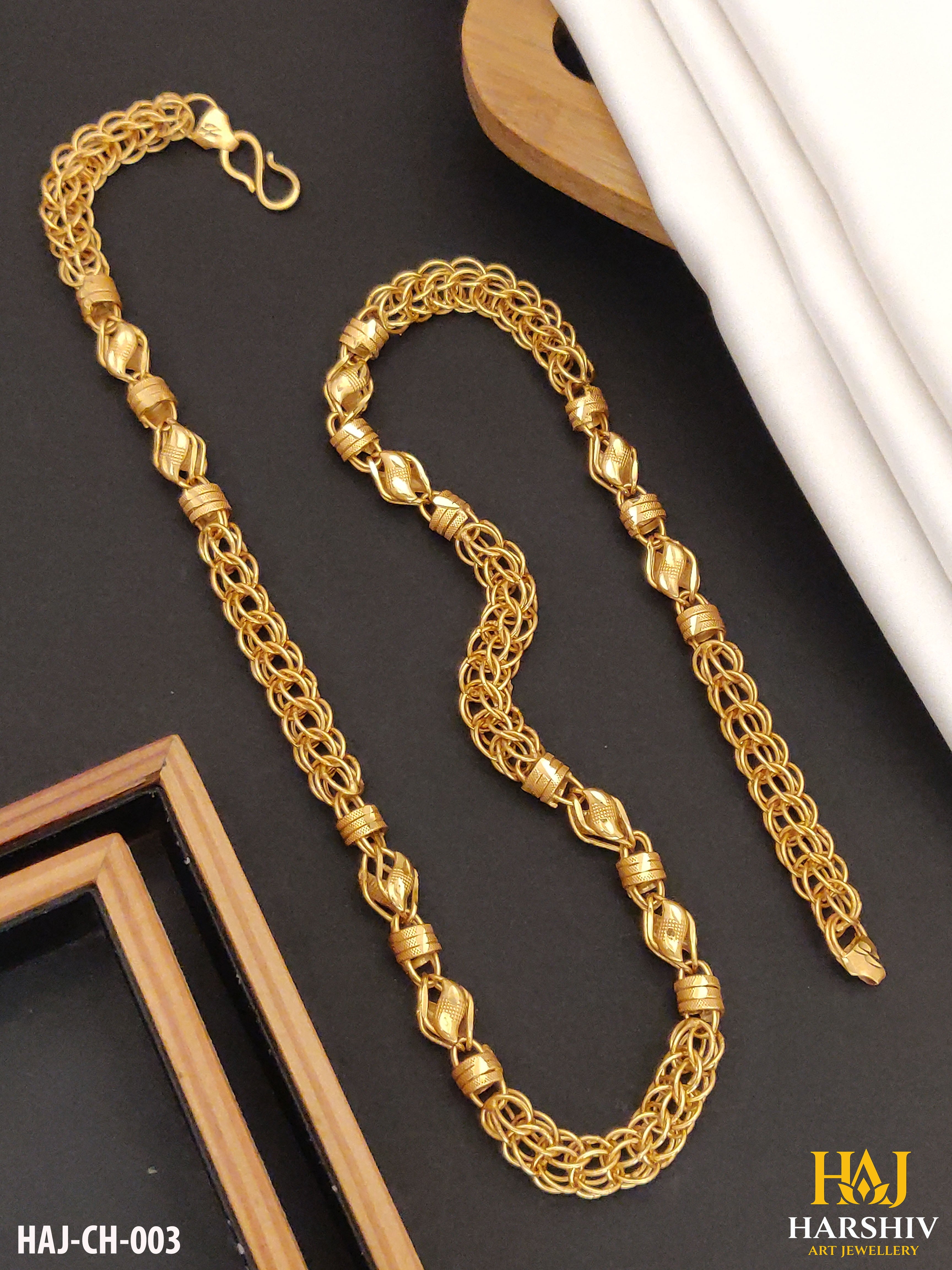 New Classical Kadi with Rassa Indo Design Chain for Men (CH-003)
