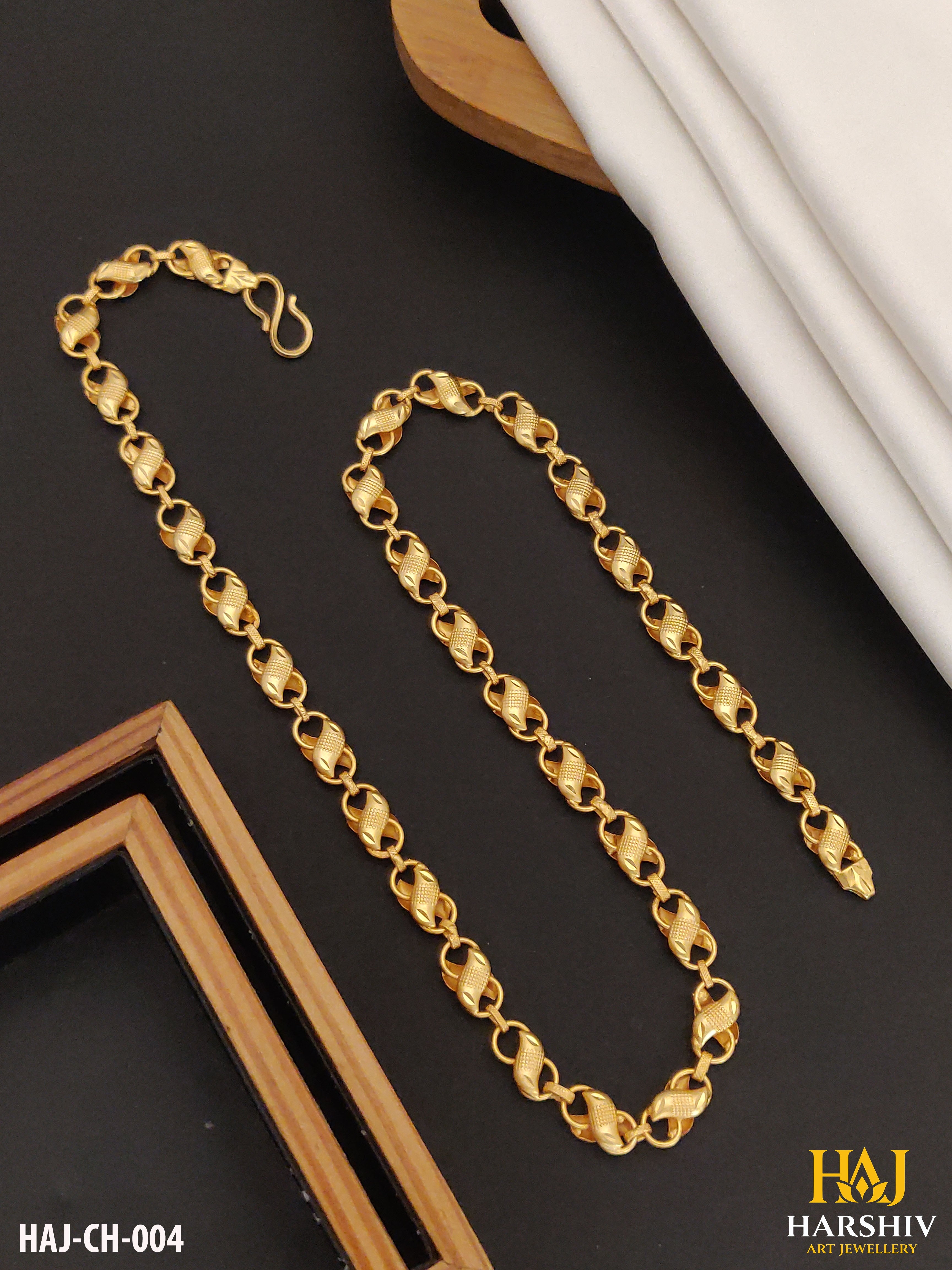 New Small Kadi Eight Type Cross koyali Design Chain for Men.(CH-004)