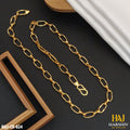 New Classical Ring into Sakali Micro Gold Plated Chain for Men (CH-024)
