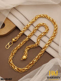 Delicate Design All Round Ring Thick Gold Plated Chain For Men (CH-037)