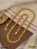 Gold Plated Rajwadi Dainty Design Best Quality Chain for Men. (CH-038)