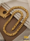 New Gold Platted Rajwadi Kadi On Cape Design Chain For Men.(CH-042)