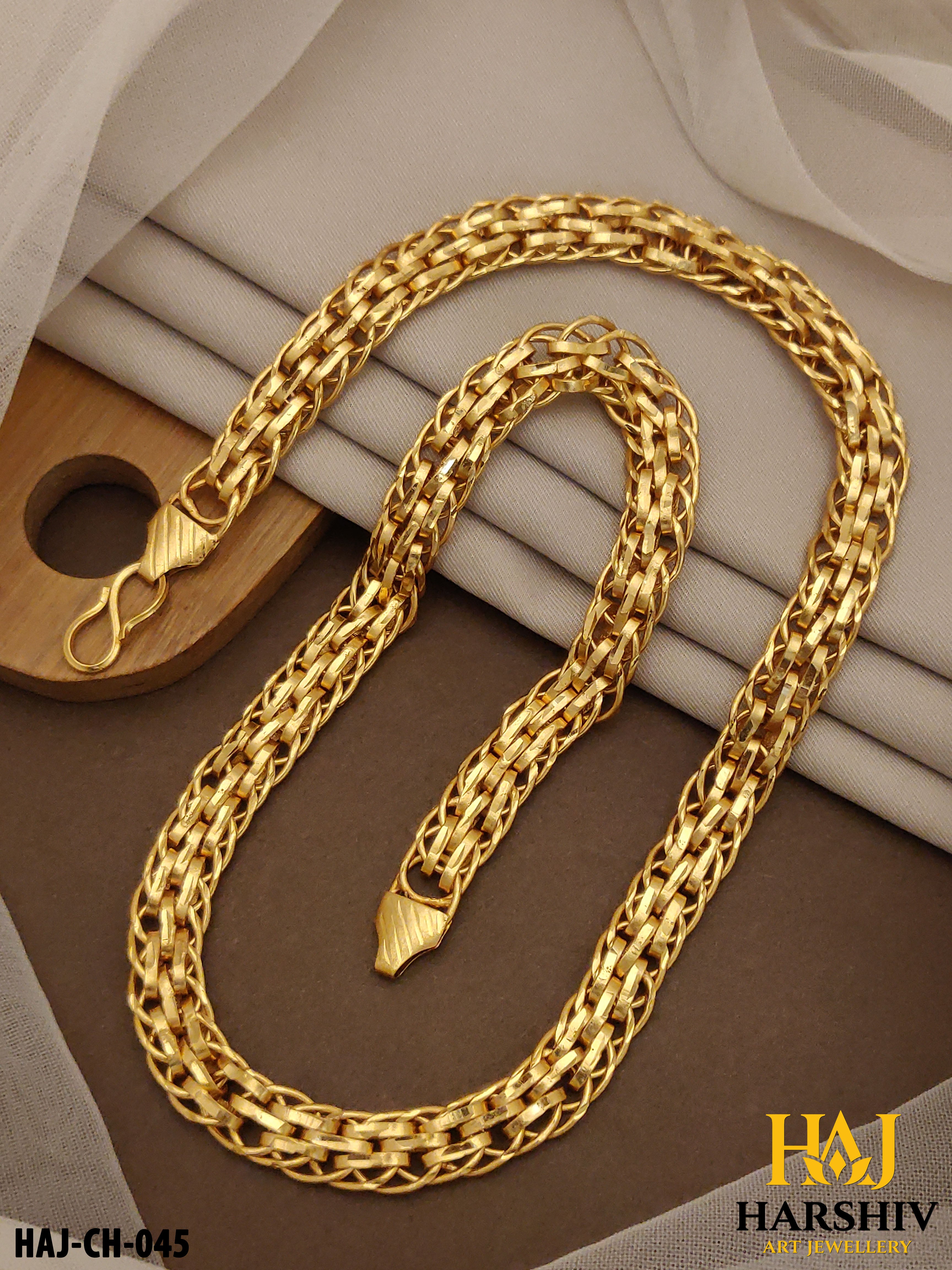 New arrival Gold Plated Kadi Exceptional Design High-quality chain for men.(CH-045)