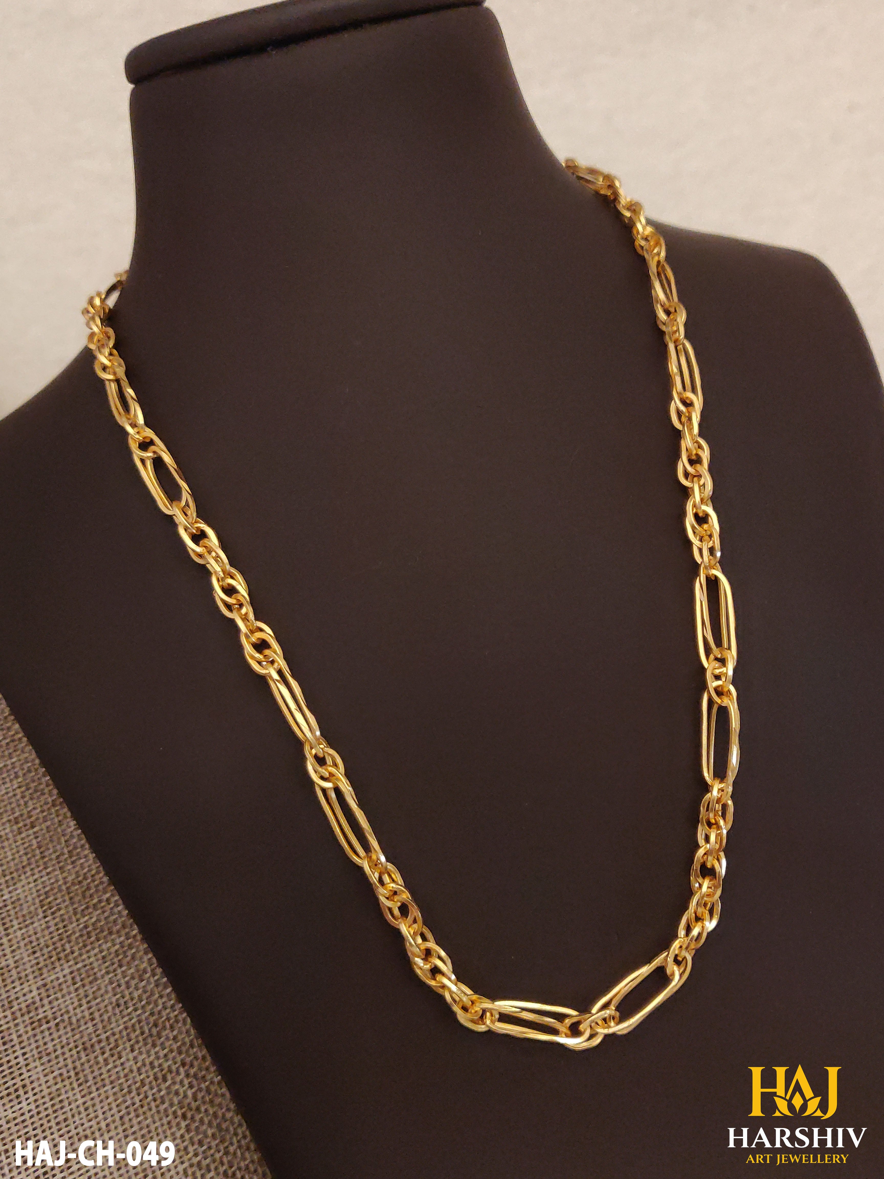 New Classical Round with Oval Kadi Chain for Men. (CH-049)
