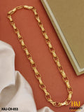New Classical Nagmani Design Gold Platted Chain For Men.(CH-053)