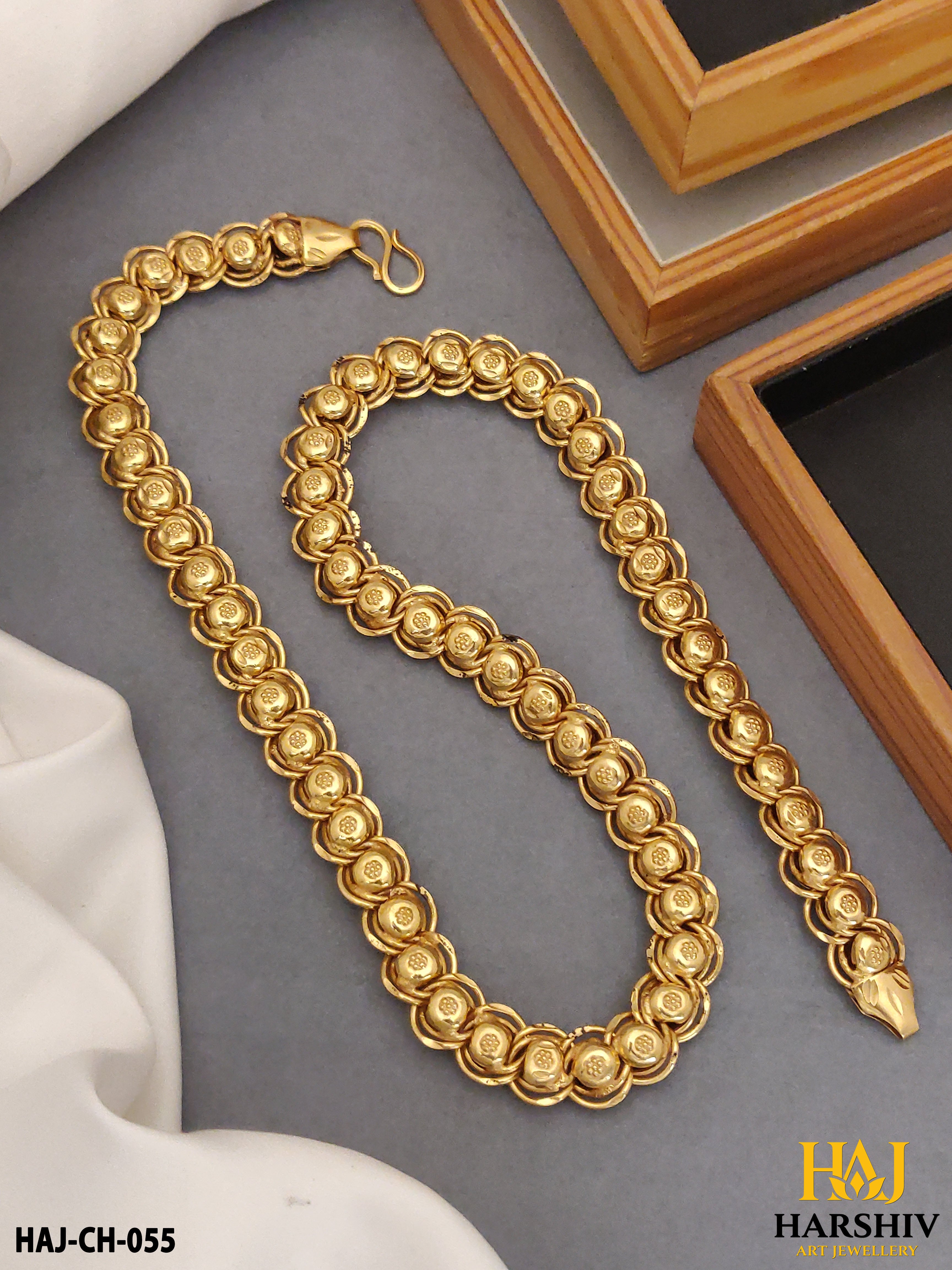 New Classic Joint Kadi Into Raund Cape Design Chain For Men.(CH-055)