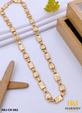 New Gold Plated 2 In 1 Latest Design Nawabi Chain for Men. (CH-062)