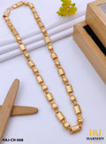 New Fashionable 2 in 1 Design Gold Plated Navabi Chain for Men.(CH-068)