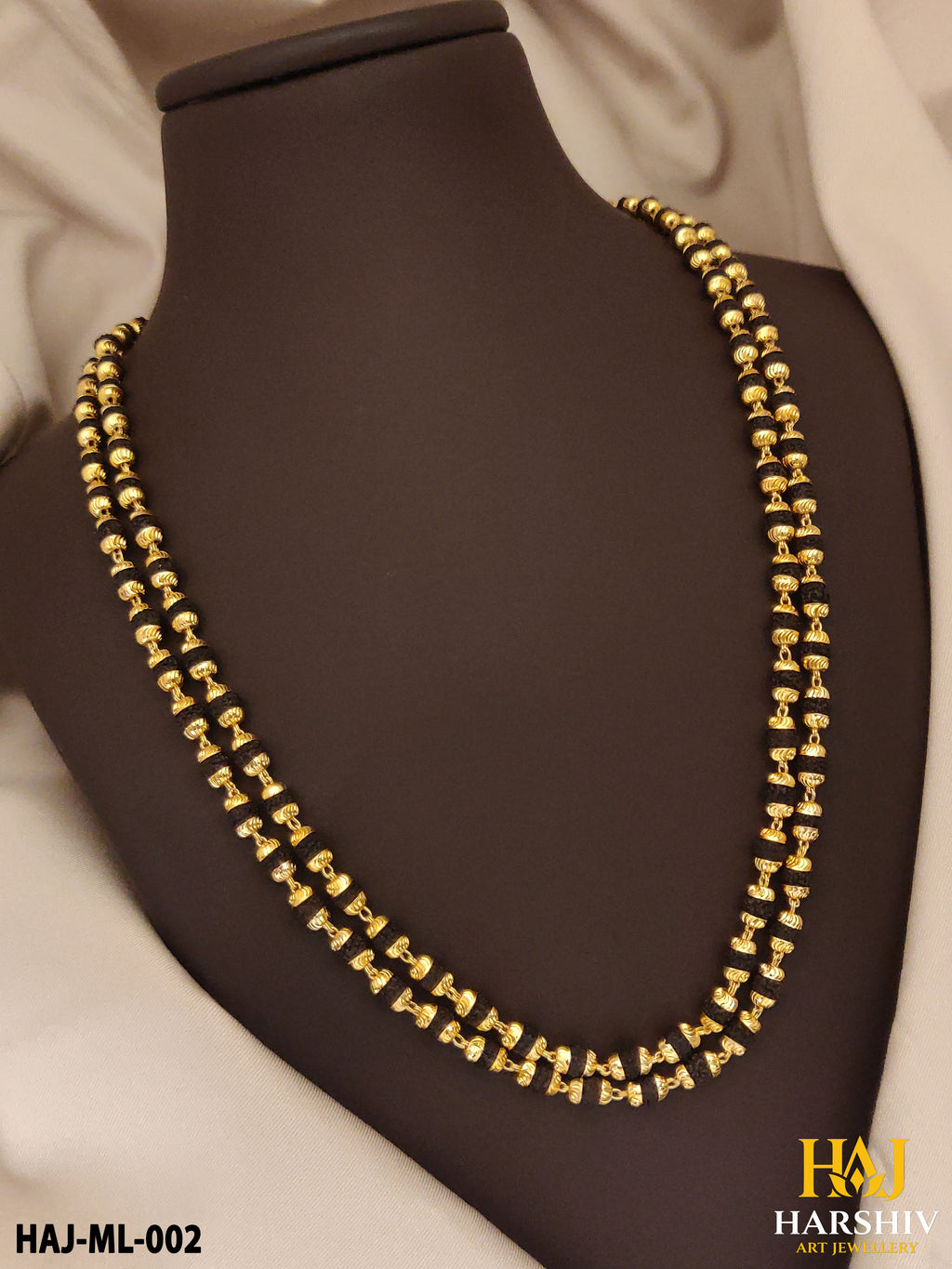 New Double Line Fashion Rudraksh Mala for men (ML-002)