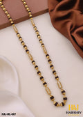New 6 mm Gold Plated Rudraksha mala With Hexagon Shape bolt for Men.(ML-007)