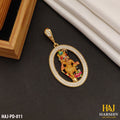 Exclusive Design of Kastabhanjan Dev Raund Design Pendent for men.(PD-011)