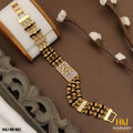New Gold Plated OM Extra ordinary Design 3 Line Rudraksha Bracelet for Men.(RB-005)